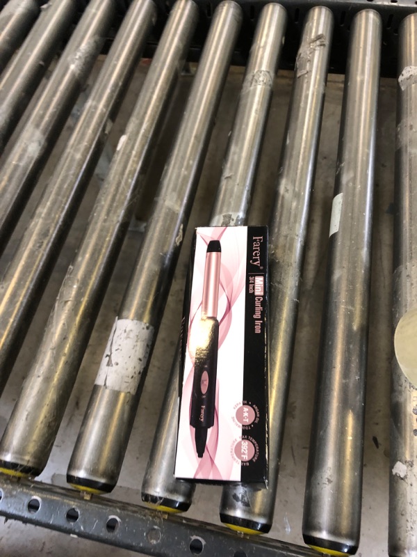 Photo 1 of FARERY Ceramic Mini Hair Curler for Short Hair, 3/4 Inch, Dual Voltage, Travel Size with Keratin & Argan Oil Infused, Curling Iron with Storage Bag