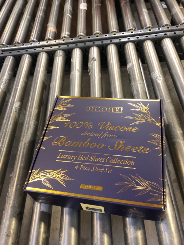Photo 1 of DECOLURE 100% Viscose Derived from Bamboo Sheets Queen Size 4pcs - Ultra Soft & Luxuriously Cooling, 17" Deep Pocket, Double Stitching, Perfect for Hot Sleepers - Queen Bed Sheets (Sage Green)