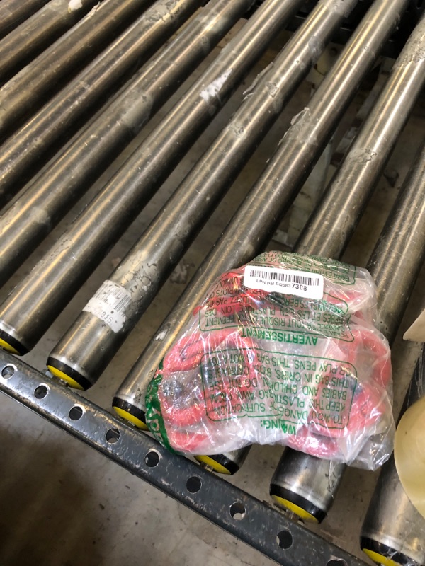 Photo 1 of QWORK 10 Pcs Red Painted G80 Alloy Steel Connecting Link, 3/8", 7100 lbs Working Load Limit, Hammer Lock Safety Chain Connector Link