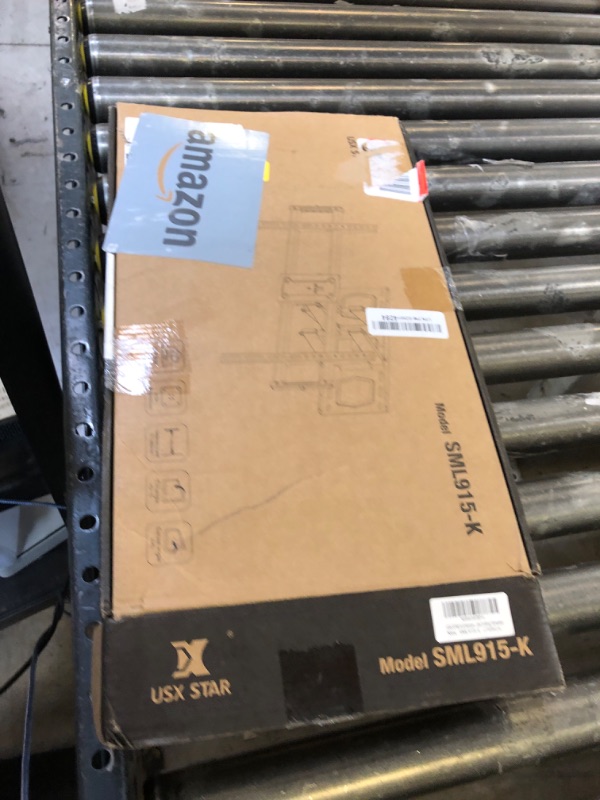 Photo 1 of USX STAR Full Motion TV Wall Mount for 37-85 Inch TVs Mounts Up to 132lbs, Fit 16" Wood Stud, Max VESA 600x400mm, Swivel and Tilt Articulating Wall Mount TV Bracket with Hole Drilling Template
