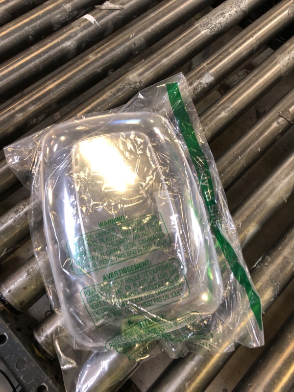 Photo 1 of R-kay 6 Pack Clear Plastic Serving Trays For Party, 12.75 x 8.25 In - Heavy Duty Plastic Trays For Food - Rectangular Platters