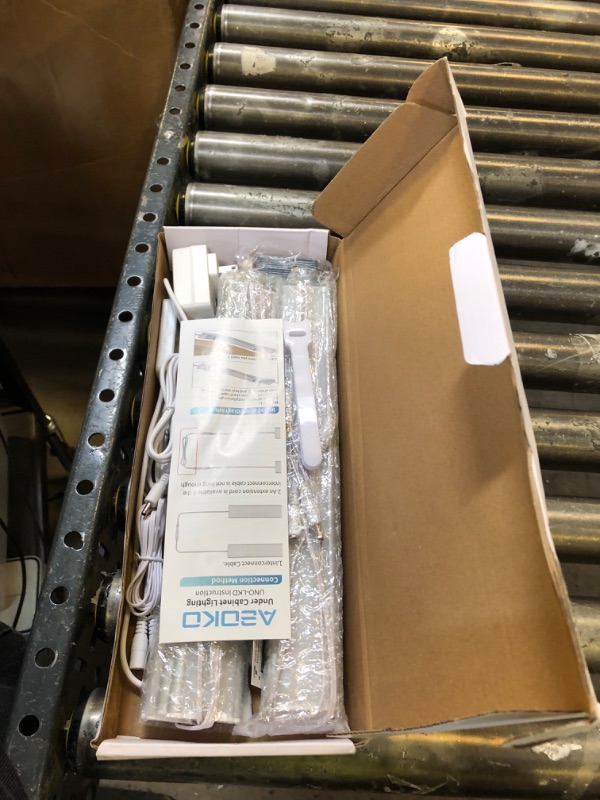 Photo 1 of ASOKO Under Cabinet Led Light Plug in, Dimmable Daylight White 4000K, 6 Pack 12 inch Linkable Led Under Counter Lights 2500lm for Kitchen, Shelf, Workbench, Cupboard, Upgrade ETL Listed Plug 24V