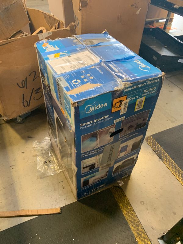 Photo 1 of Midea Duo 12,000 BTU (10,000 BTU SACC) High Efficiency Inverter, Ultra Quiet Portable Air Conditioner, Cools up to 450 Sq. Ft., Compatible with Alexa/Google Assistant, Includes Remote