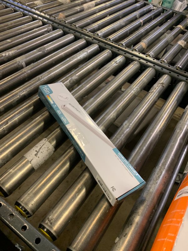 Photo 1 of Leetdud Under Cabinet Lighting Plug in, 16 Inch 1 Pc, Linkable AC120V 3CCT 3000K/4000K/5000K Ultra Slim, LED Under Cabinet Lights for Counter Light, Kitchen, Shelf, Sink, Workshop, Desk, White