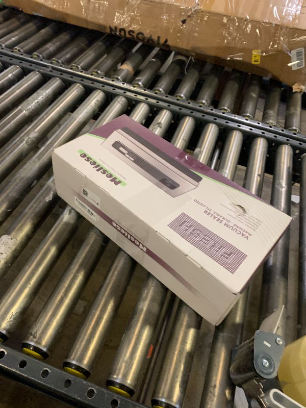 Photo 1 of Mesliese Vacuum Sealer Machine Powerful 90Kpa Precision 6-in-1 Compact Food Preservation System with Cutter, 2 Bag Rolls & 5 Pre-cut Bags, Widened 12mm Sealing Strip, Dry&Moist Modes (Silver)