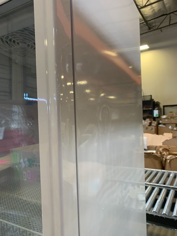 Photo 1 of KoolMore KM-MDR-1GD-12CWH 24 in. One-Door Commercial Merchandiser Refrigerator in White,12 cu. ft. ETL Listed for Safety and Sanitation