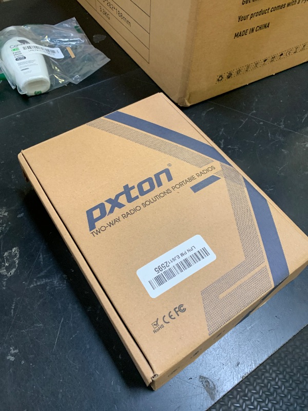 Photo 1 of pxton Walkie Talkies Long Range for Adults with Earpieces,16 Channel Walky Talky Rechargeable Handheld Two Way Radios with Flashlight Li-ion Battery and Charger?4 Pack?