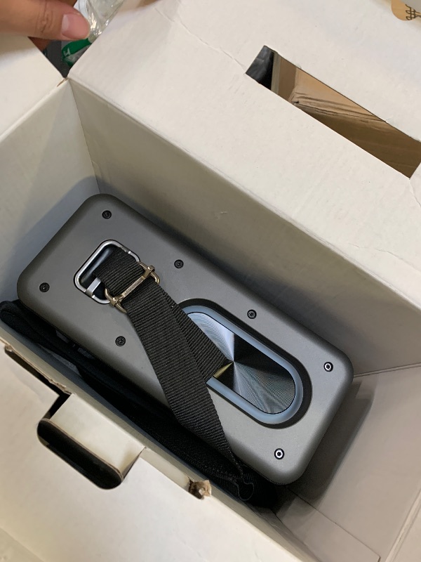 Photo 1 of Karaoke Machine with 2 Wireless Microphones Portable Bluetooth Karaoke Machine for Adults Kids DSP Chip Karaoke Speaker with LED Lights Supports TWS TF Card USB AUX in
