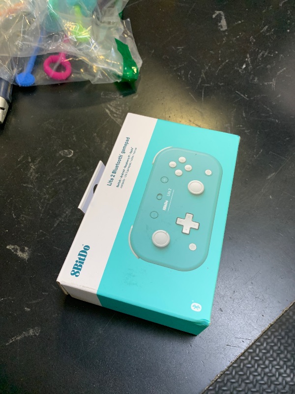 Photo 1 of 8Bitdo Lite 2 Bluetooth Controller with Motion Controls, Linear Motors Vibration, Joysticks, Triggers and D-pad, Wireless Gamepad for Switch/Switch 2, Android & Raspberry Pi (Turquoise)