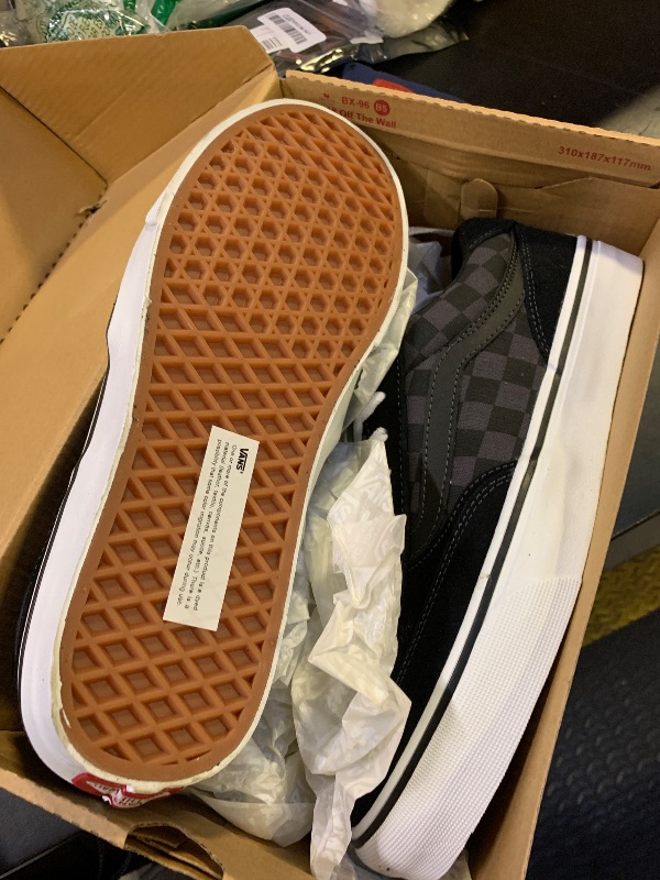 Photo 1 of Vans Men's Brooklyn LS Shoe | Low-Top Sneakers for Everyday Wear, Walking, Work & Fashion, Black Asphalt, 9
