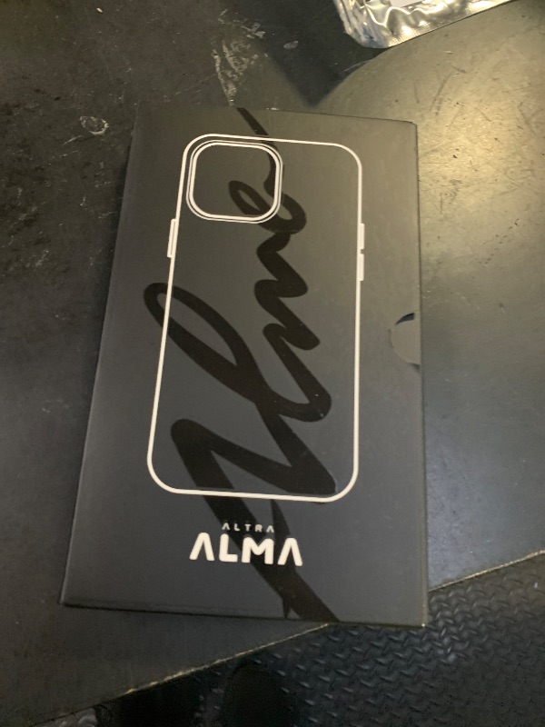 Photo 1 of ALTRAALMA for Alcantara Back-Wrap Phone Case for iPhone 16 Series, Handmade Back-Wrap Italian Synthetic Suede Cover, Compatible with Mag-Safe Wireless Charging (for iPhone 16 Pro Max, Black)