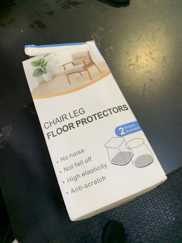 Photo 1 of 32 Pcs Chair Leg Protectors for Hardwood Floors, Clear Silicone Felt Furniture Leg Cover Pad for Protecting Floors from Scratches and Noise, Smooth Moving(Large Fit Round Diameter?1-5/16" to 2")