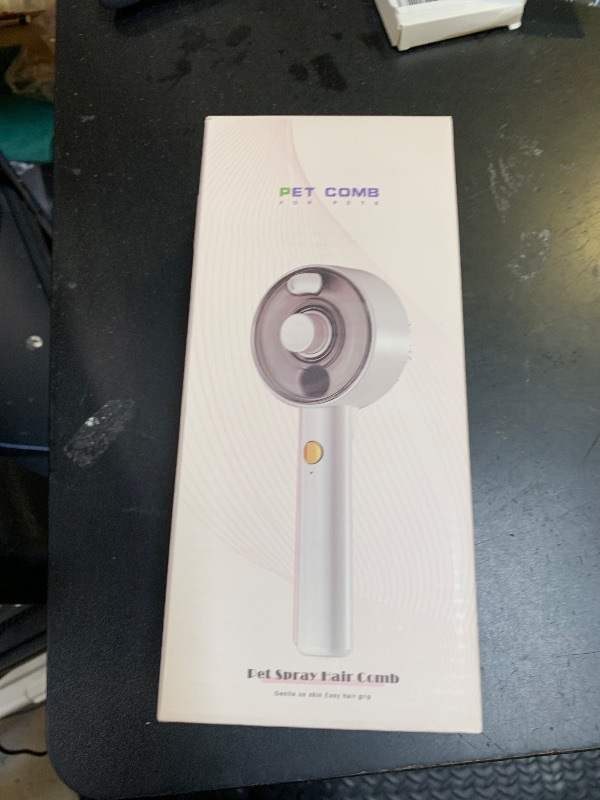 Photo 1 of Cat Steam Brush Spritz Spray Defur Comb, Cloud Care Shedding Control for Indoor Cats, Long Short Hair 2024 New Pet Grooming Brush for Massage Clean Design