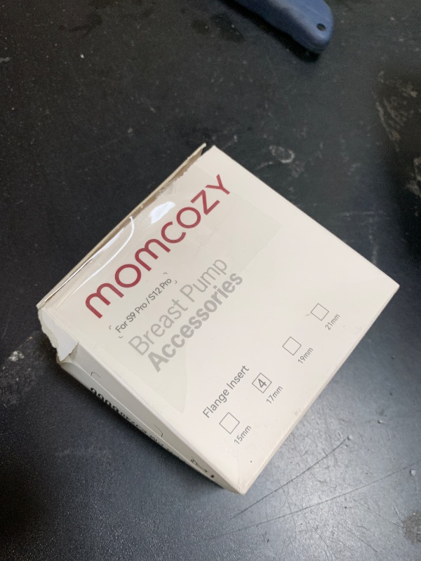 Photo 1 of Momcozy Flange Insert 17mm Compatible with 24mm Flange/Shield of Most Pumps, Insert for Breast Pump Replacement Accessories, 4PCS 17mm