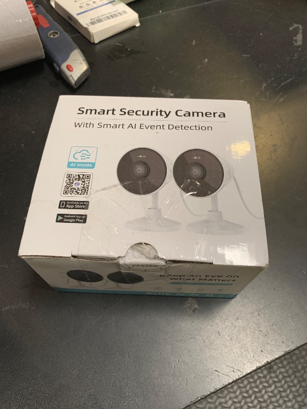 Photo 1 of [5G & 2.4G] Indoor/Outdoor Security Camera for Home, Baby/Elder/Dog/Pet Camera with Phone App, Wi-Fi Camera w/Spotlight, Color Night Vision, 2-Way Audio, 24/7, SD/Cloud Storage, Work w/Alexa, 2Pack
