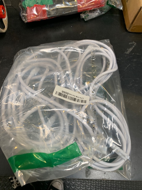 Photo 1 of 6FT (70-55/64") T5 T8 Tube Light Fixture LED Linkable Cord, Double end Connector Cable, Power Extension Wire for LED Integrated Single Fixture, Shop light, Garage Light, Under Cabinet Light, Pack of 4