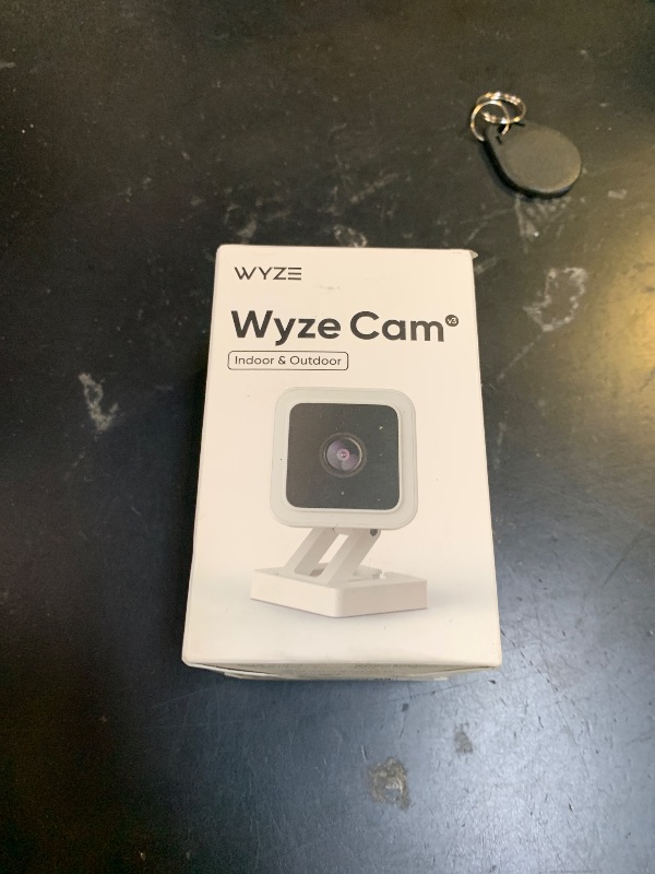 Photo 1 of WYZE Cam v3, 1080P HD WiFi Wired Indoor/Outdoor Home Security Camera, Pet/Baby Monitor, Color Night Vision, 2-Way Audio, MicroSD Card Slot, Compatible with Alexa & Google - White