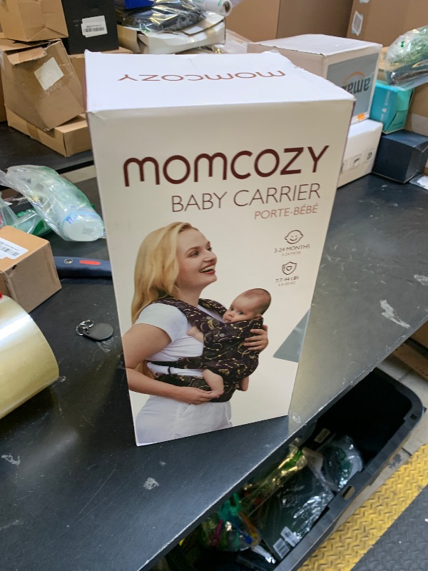 Photo 1 of Momcozy Baby Carrier - Ergonomic, Cozy and Lightweight Carrier for 7-44lbs, Effortless to Put On, Ideal for Hands-Free Parenting, Enhanced Lumbar Support, Purehug for Infant to Toddler, Starry Night