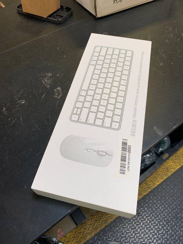 Photo 1 of Wireless Keyboard and Mouse for Mac, Bluetooth/2.4G USB Dual-Channel Connection, Multi Device, Rechargeable Wireless Keyboard and Mouse Combo Compatible with Mac, iPad, iPhone