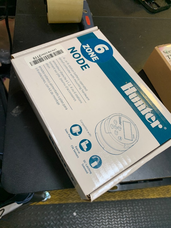 Photo 1 of Hunter HC100FLOW 1" Irrigation Flow Meter, Smart Water Meter for Sprinkler Systems, Leak Detection Sensor, Flow Monitoring, Compatible with HC, Pro-HC, HPC, and HCC Controllers