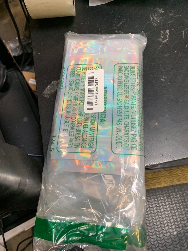 Photo 1 of 100Pcs Holographic Resealable Bags, 4x6 inch Packaging Foil Pouch ?Motomy Mylar Food Storage Bag Great for Small Business and Party Favor……