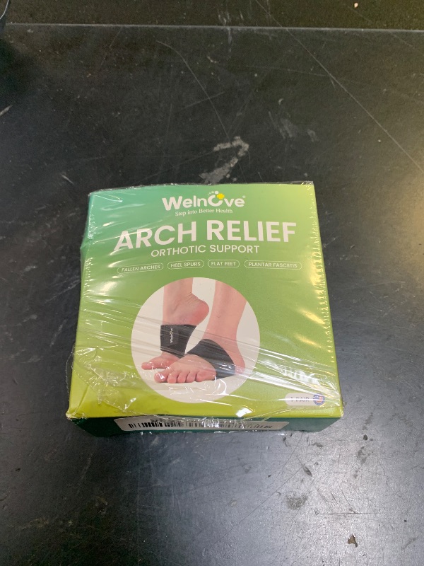 Photo 1 of Arch Support Inserts for Pain Relief, Welnove Heel Brace for Plantar Fasciitis Relief, Compression Cushioned Heel Cups Sleeves for Flat Feet, Foot Pain, Heel Pain, Men & Women (One Size Fits All)