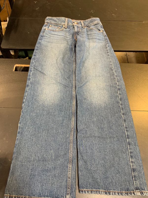 Photo 1 of Womens Blue Jeans Superflow Size 26 Straight Pant