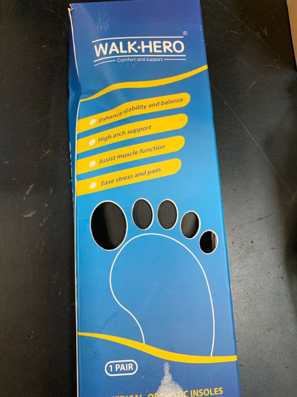 Photo 1 of Plantar Fasciitis Feet Insoles Arch Supports Orthotics Inserts Relieve Flat Feet, High Arch (Mens 5-5 1/2 | Womens 7-7 1/2)