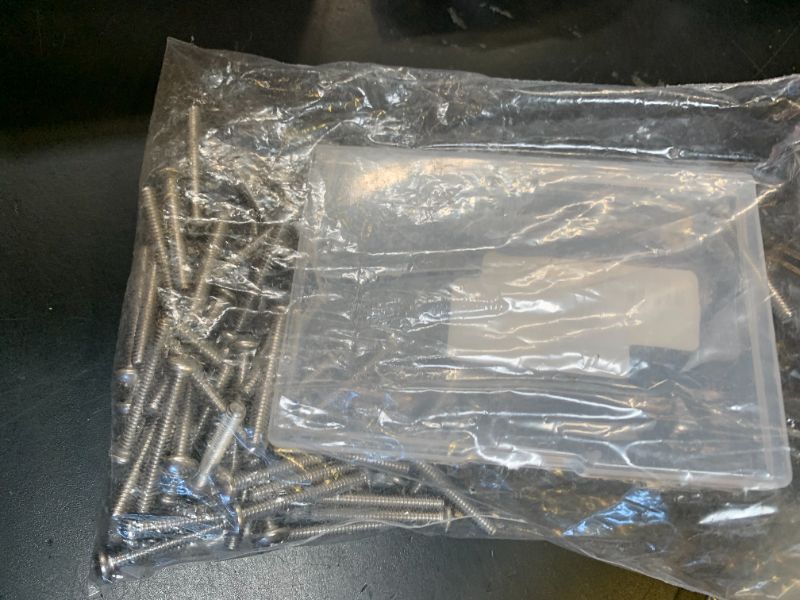 Photo 1 of 10-24 x 1-1/2" (1/2" to 3" Available) Pan Head Machine Screws, Full Thread, 304 Stainless Steel 18-8, Pack of 50