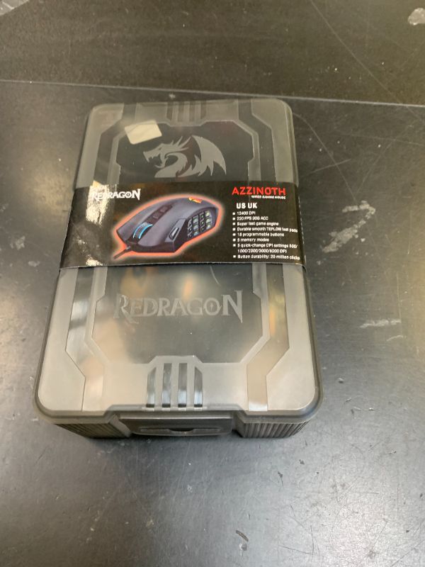 Photo 1 of Redragon M921 MMO Gaming Mouse, 12400 DPI High Precision Wired RGB Mice w/18 Programmable Buttons, 12 Side Macro Keys, Software Supports for PC Laptop
