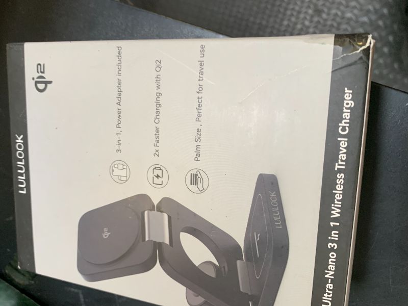 Photo 1 of Qi2 Certified 3 in 1 Travel Charger MagSafe Compatible, Upgraded Foldable Wireless Charger Stand, Mag-Safe 3 in 1 Charging Station,15W Fast Charging for iPhone 16/15/14/13/12, Apple Watch, AirPods