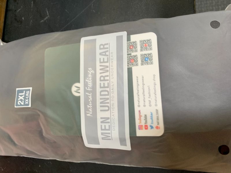 Photo 1 of Natural Feelings Men's Cotton Classics Briefs Full Rise Underwear Pack Size M 