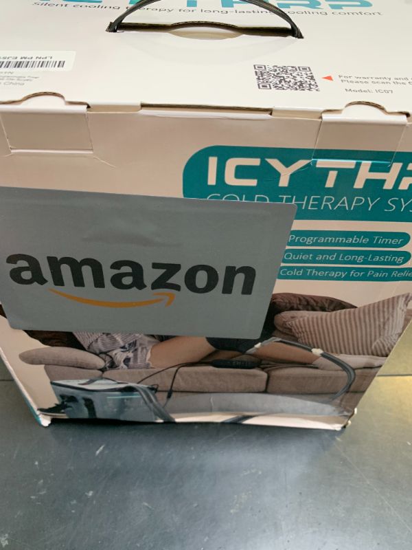 Photo 1 of ICYTHRP Cold Therapy Machine with Programmable Timer, Portable Ice Machine for Knee After Surgery, Knee Replacement Recovery System for Pain Relief w/Compression Pad for Shoulder, Hip and Ankle