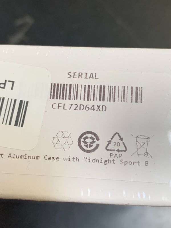 Photo 1 of Apple Watch Series 9 [GPS, 45mm] - Midnight Aluminum Case with Midnight Sport Band, M/L (Renewed Premium)