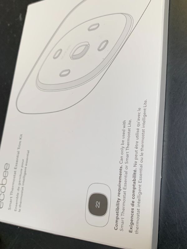 Photo 1 of ecobee Trim Plate - Made for ecobee Smart Thermostat Essential - Programmable WiFi Thermostat Accessory