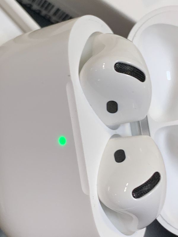 Photo 1 of Apple AirPods 4 Wireless Earbuds, Bluetooth Headphones, with Active Noise Cancellation, Adaptive Audio, Transparency Mode, Personalized Spatial Audio, USB-C Charging Case, Wireless Charging, H2 Chip