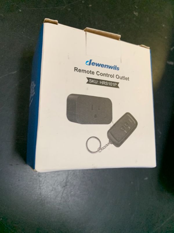Photo 1 of DEWENWILS Indoor Remote Control Outlet, Wireless Remote Light Switch, No Interference Remote Outlet Switch, No Wiring, 15A/1875W, 100ft RF Range, Compact Design, Programmable