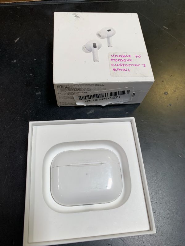 Photo 1 of Apple AirPods Pro 2 Wireless Earbuds, Active Noise Cancellation, Hearing Aid Feature, Bluetooth Headphones, Transparency, Personalized Spatial Audio, High-Fidelity Sound, H2 Chip, USB-C Charging