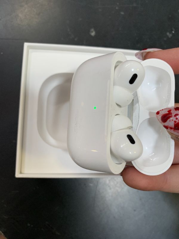 Photo 1 of Apple AirPods Pro 2 Wireless Earbuds, Active Noise Cancellation, Hearing Aid Feature, Bluetooth Headphones, Transparency, Personalized Spatial Audio, High-Fidelity Sound, H2 Chip, USB-C Charging