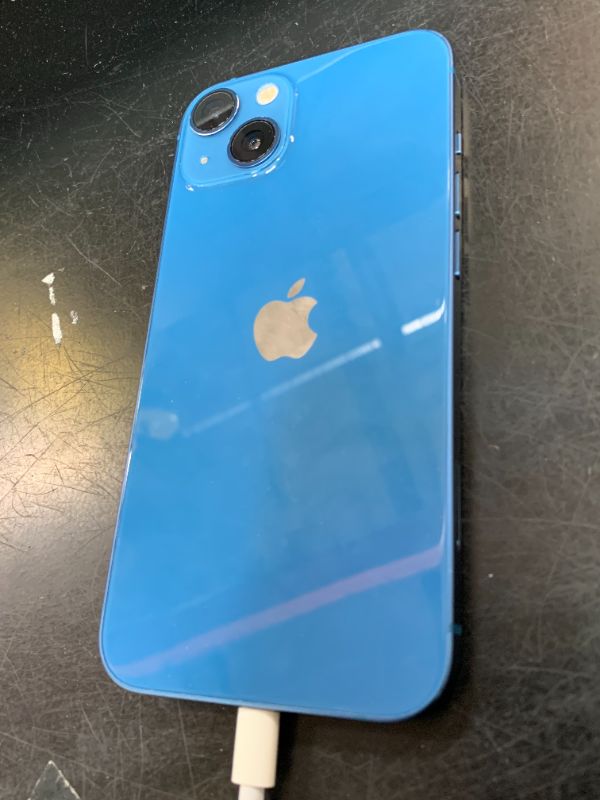 Photo 1 of Apple iPhone 13, 256GB, Blue - Unlocked (Renewed)