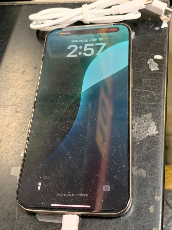 Photo 1 of LOCKED WITH PASSCODE ** Apple iPhone 15 Pro Max, 256GB, Natural Titanium - Unlocked (Renewed)