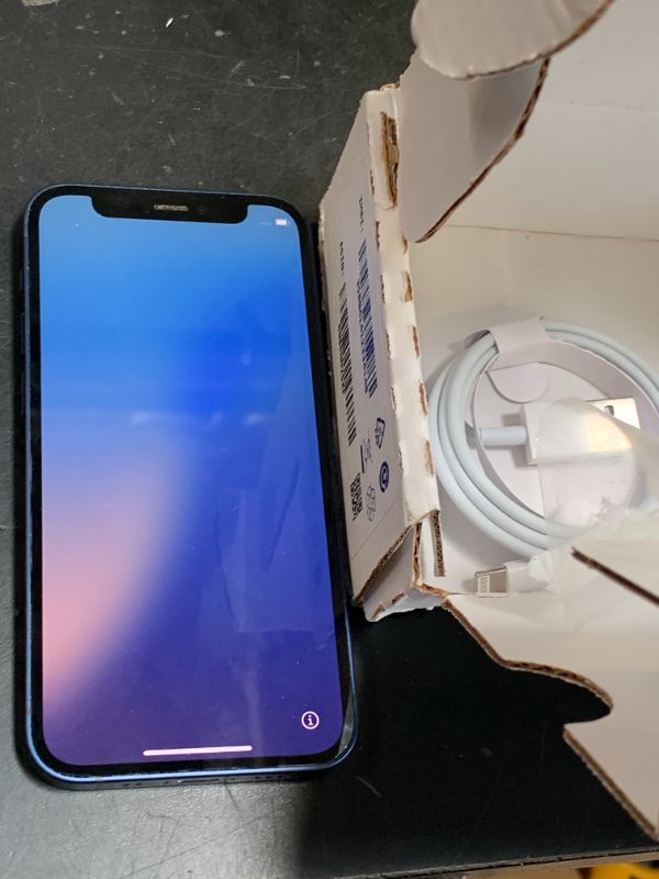 Photo 1 of Apple iPhone 12 Mini, 64GB, Blue - Unlocked (Renewed)