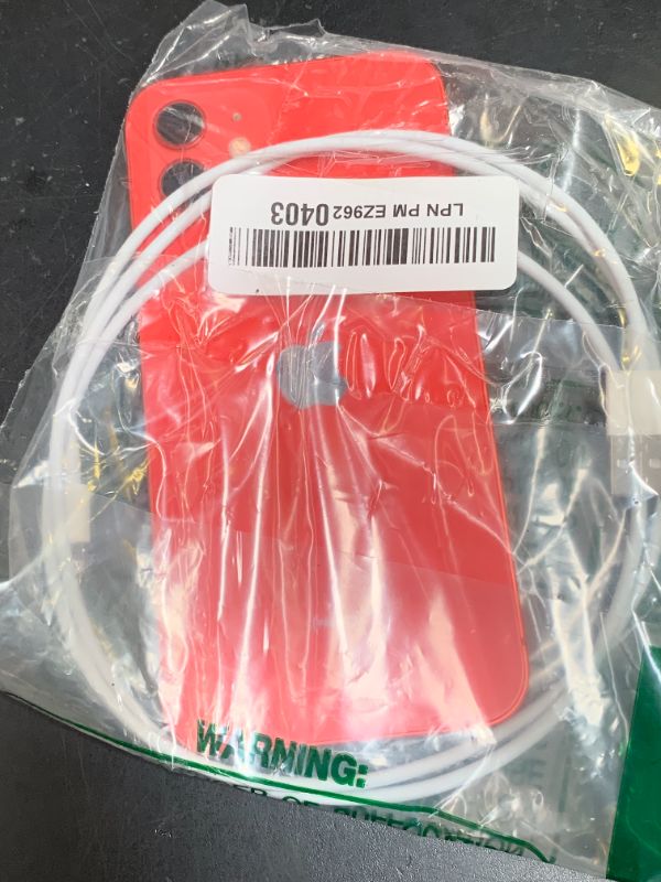 Photo 1 of Apple iPhone 12, 256GB, (Product)Red - Fully Unlocked (Renewed)