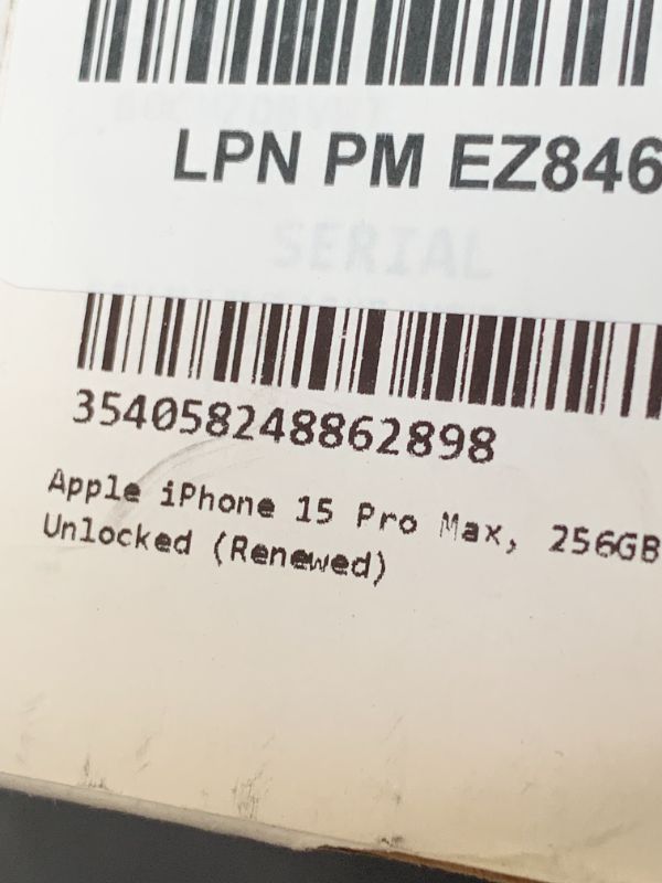 Photo 1 of Apple iPhone 15 Pro Max, 256GB, Blue Titanium - Unlocked (Renewed)