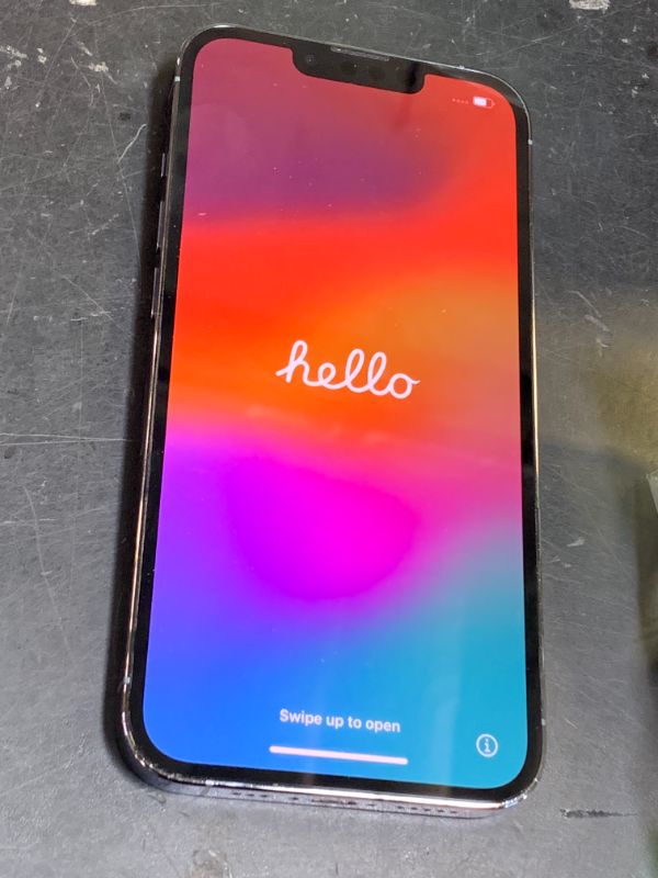 Photo 1 of Apple iPhone 13 Pro, 128GB, Sierra Blue - Unlocked (Renewed)