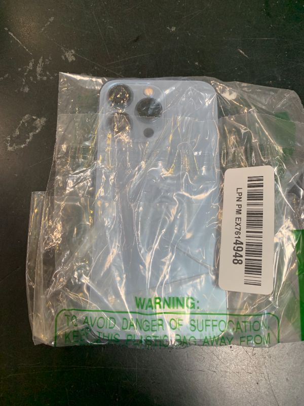 Photo 1 of Apple iPhone 13 Pro, 128GB, Sierra Blue - Unlocked (Renewed)