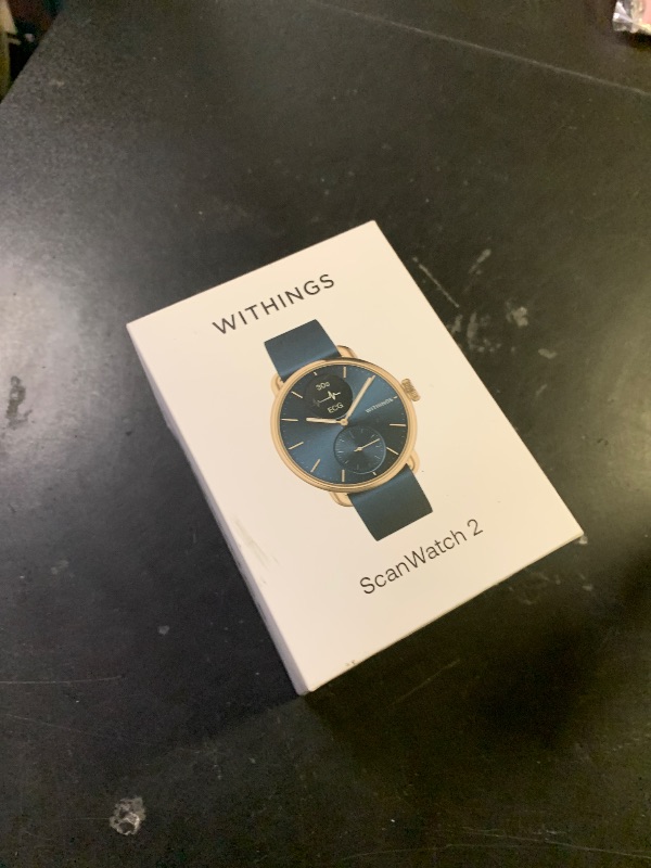 Photo 1 of Withings ScanWatch 2 - Hybrid Smart Watch, Heart Rate Monitoring, Fitness Tracker, Cycle Tracker, Sleep Monitoring, GPS Tracker, 30-Day Battery Life, Android & Apple Compatible, HSA/FSA