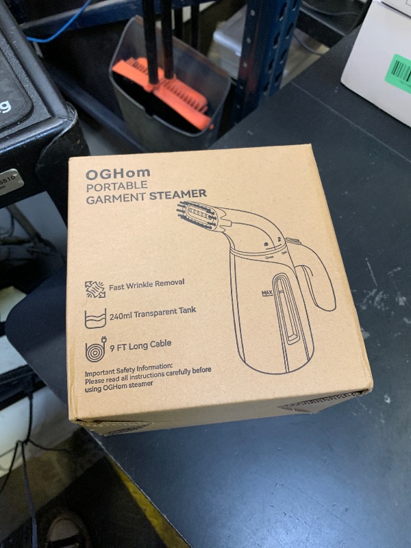 Photo 1 of OGHom Steamer for Clothes, Handheld Clothing Steamer for Garment, 240ml Big Capacity 700W Portable Travel Steam Iron (Only for 120V)