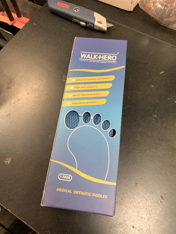 Photo 1 of Plantar Fasciitis Feet Insoles Arch Supports Orthotics Inserts Relieve Flat Feet, High Arch (Mens 4-4 1/2 | Womens 6-6 1/2)