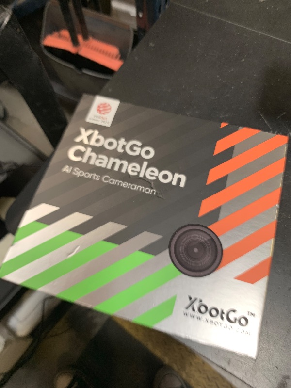 Photo 1 of XbotGo Chameleon AI Auto Sports Action Camera - 4K 60FPS Soccer Camera and Basketball Tracking Camera for Team Sports, Live Streaming, No Subscription, Works with iOS & Android (Lava Graphite)